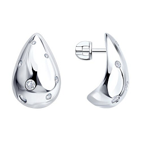 Серьги SOKOLOV - Серебро 925, Фианит (арт. 94027686)
