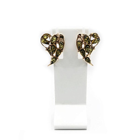 Серьги Янтарная волна - Серебро 925, Янтарь (арт. 821157з)