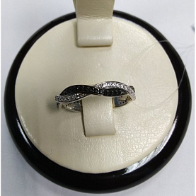 Кольцо Галатея - Серебро 925, Фианит (арт. 2666.2)