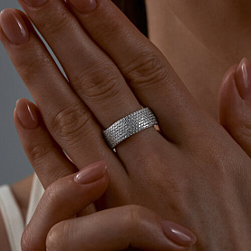 Кольцо Diamant - Серебро 925, Фианит (арт. 94-110-01763-1)