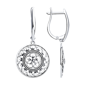 Серьги Diamant - Серебро 925 (арт. 95-121-01114-1)