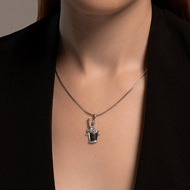 Подвеска SOKOLOV - Серебро 925, Фианит (арт. 94033236)