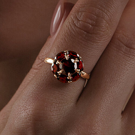 Кольцо Diamant - Золото 585, Гранат (арт. 51-310-02100-4)