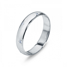 Кольцо Platinum Lab. - Платина 950, Бриллиант (арт. ПК-104-08)