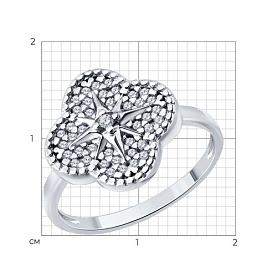 Кольцо SOKOLOV - Серебро 925, Фианит (арт. 94014982)