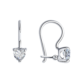 Серьги SOKOLOV - Серебро 925, Фианит (арт. 94020585)