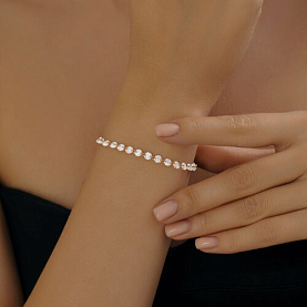 Браслет SOKOLOV - Серебро 925, Фианит (арт. 93050147)