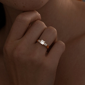 Кольцо SOKOLOV - Серебро 925, Фианит (арт. 93011074)