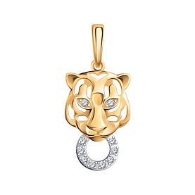 Подвеска Атолл - Золото 585, Фианит (арт. 50342)