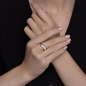 Кольцо SOKOLOV - Серебро 925, Фианит (арт. 94014114-91)