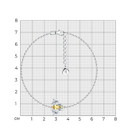 Браслет SOKOLOV - Серебро 925, Фианит (арт. 94051176)
