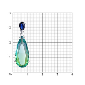 Подвеска SOKOLOV - Серебро 925, Фианит (арт. 92030658)
