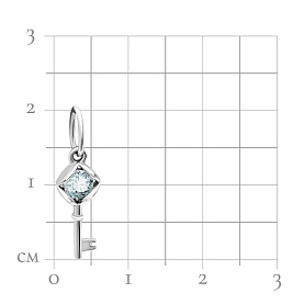 Подвеска Talant - Серебро 925, Фианит (арт. 50-72-0001-28721)