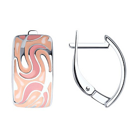 Серьги SOKOLOV - Серебро 925, Эмаль (арт. 94025818)