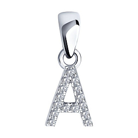 Подвеска SOKOLOV - Серебро 925, Фианит (арт. 94033126-91)