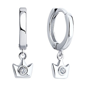 Серьги SOKOLOV - Серебро 925, Фианит (арт. 94026516)