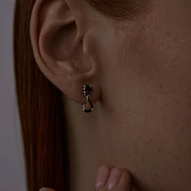 Серьги SOKOLOV - Серебро 925, Гранат (арт. 92022557)