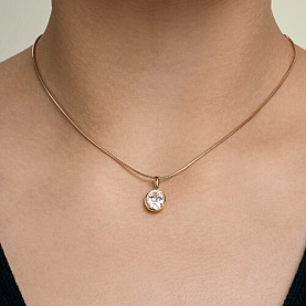 Подвеска SOKOLOV - Золото 585, Бриллианит (арт. 036922)