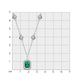 Колье SOKOLOV - Серебро 925, Фианит (арт. 94071216)