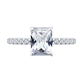 Кольцо SOKOLOV - Серебро 925, Фианит (арт. 94015035)