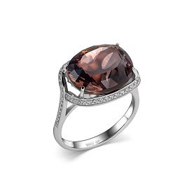 Кольцо Дар - Серебро 925, Синтетический ситалл , Фианит (арт. К-5126рс36300)