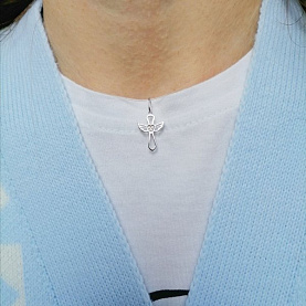 Подвеска Галатея - Серебро 925, Фианит (арт. 4425.1)