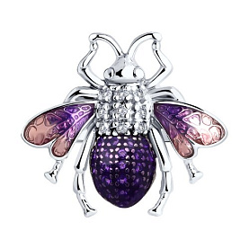 Кольцо SOKOLOV - Серебро 925, Фианит, Эмаль (арт. 94014140)