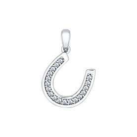 Подвеска SOKOLOV - Серебро 925, Фианит (арт. 94031551)