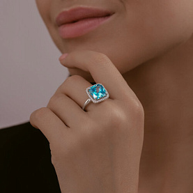 Кольцо SOKOLOV - Серебро 925, Фианит (арт. 94014208)