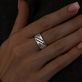 Кольцо SOKOLOV - Серебро 925, Фианит (арт. 94011986)