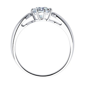 Кольцо SOKOLOV - Серебро 925, Фианит (арт. 94012115)