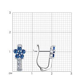 Серьги SOKOLOV - Серебро 925, Фианит (арт. 94026035)