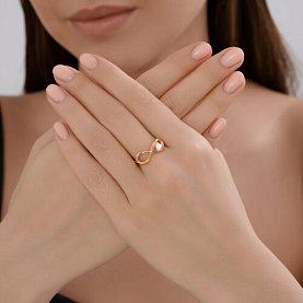 Кольцо Diamant - Золото 585, Фианит (арт. 51-110-02650-1)