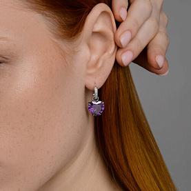 Серьги SOKOLOV - Серебро 925, Фианит (арт. 94026823)