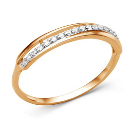 Кольцо ЮФ Династия - Золото 585, Фианит (арт. 000571-1102)