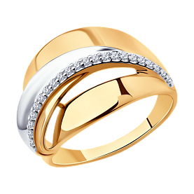 Кольцо Diamant - Серебро 925, Фианит (арт. 93-110-00419-1)