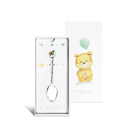 Ложка SOKOLOV - Серебро 925, Эмаль (арт. 2304010072)