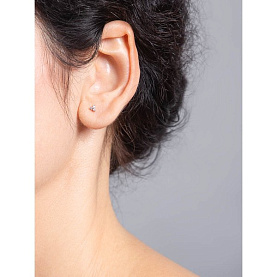 Серьга Галатея - Серебро 925, Фианит (арт. 3006.1)