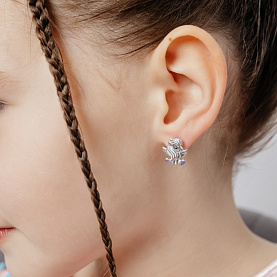 Серьги POKROVSKY - Серебро 925, Эмаль (арт. 0201679-60875)