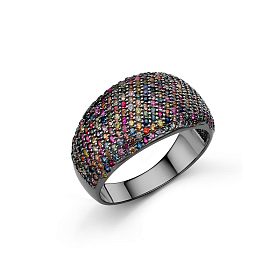 Кольцо Дар - Серебро 925, Сапфир (арт. К-3935чр11151)