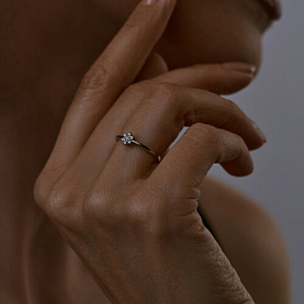 Кольцо SOKOLOV - Серебро 925, Фианит (арт. 94013297)