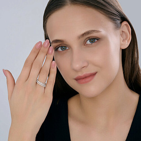 Кольцо Diamant - Серебро 925, Фианит (арт. 94-110-00142-1)