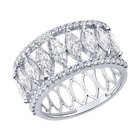 Кольцо Diamant - Серебро 925, Фианит (арт. 94-110-00200-1)