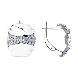 Серьги Diamant - Серебро 925, Фианит (арт. 94-120-00904-1)