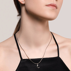 Серьги SOKOLOV - Серебро 925, Фианит (арт. 94025747)