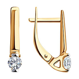 Серьги SOKOLOV - Золото 375, Фианит (арт. 31-120-00840-1)