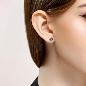 Серьги SOKOLOV - Серебро 925, Аметист (арт. 92021132)