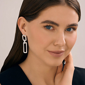 Серьги SOKOLOV - Серебро 925, Фианит (арт. 94027128)