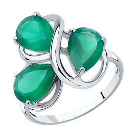 Кольцо Diamant - Серебро 925, Агат (арт. 94-310-00439-1)