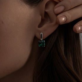 Серьги SOKOLOV - Серебро 925, Кристалл (арт. 94024046)